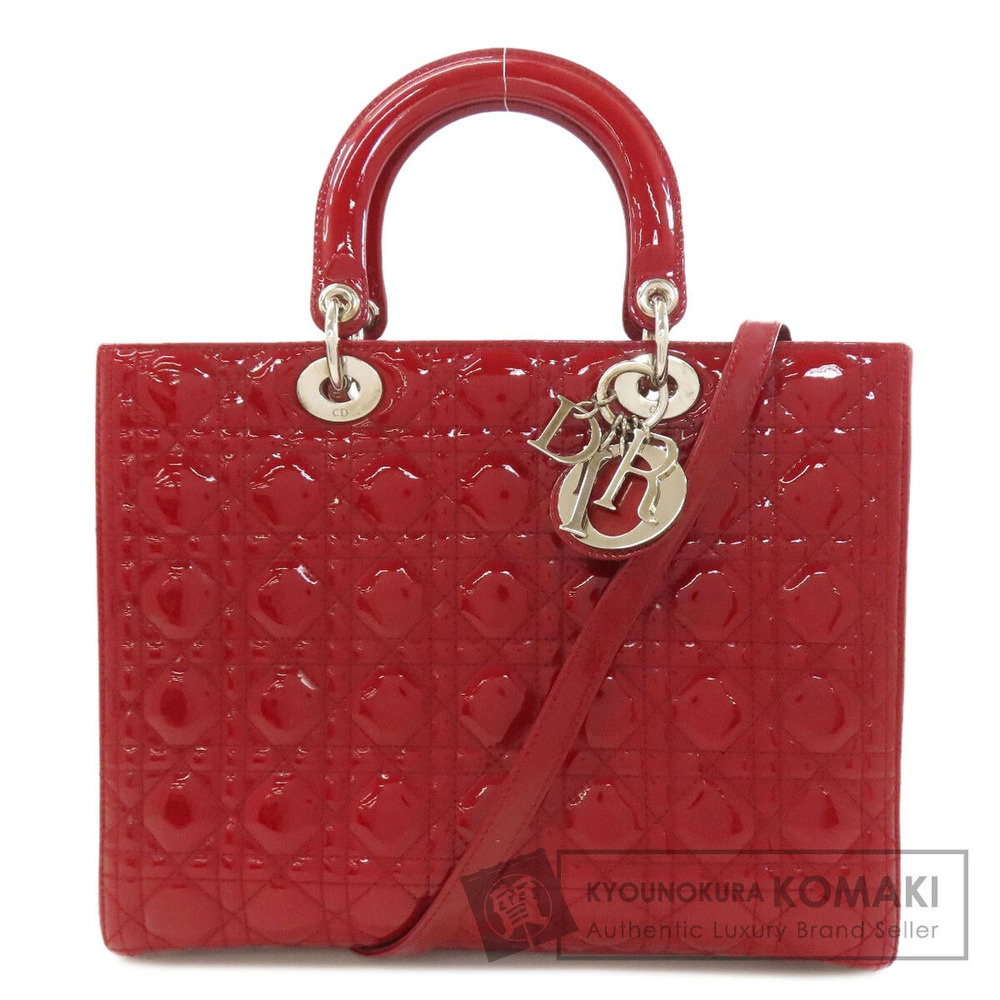 Christian Dior Lady Handbag Enamel